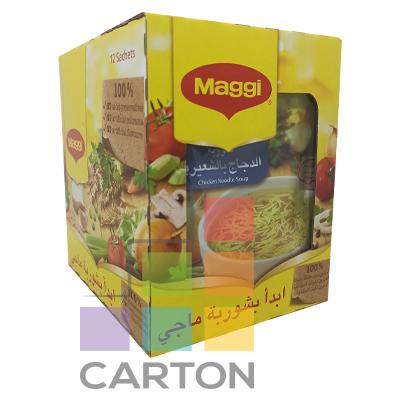 ماجي شوربة الدجاج بالشعيرية 12 *60 غ